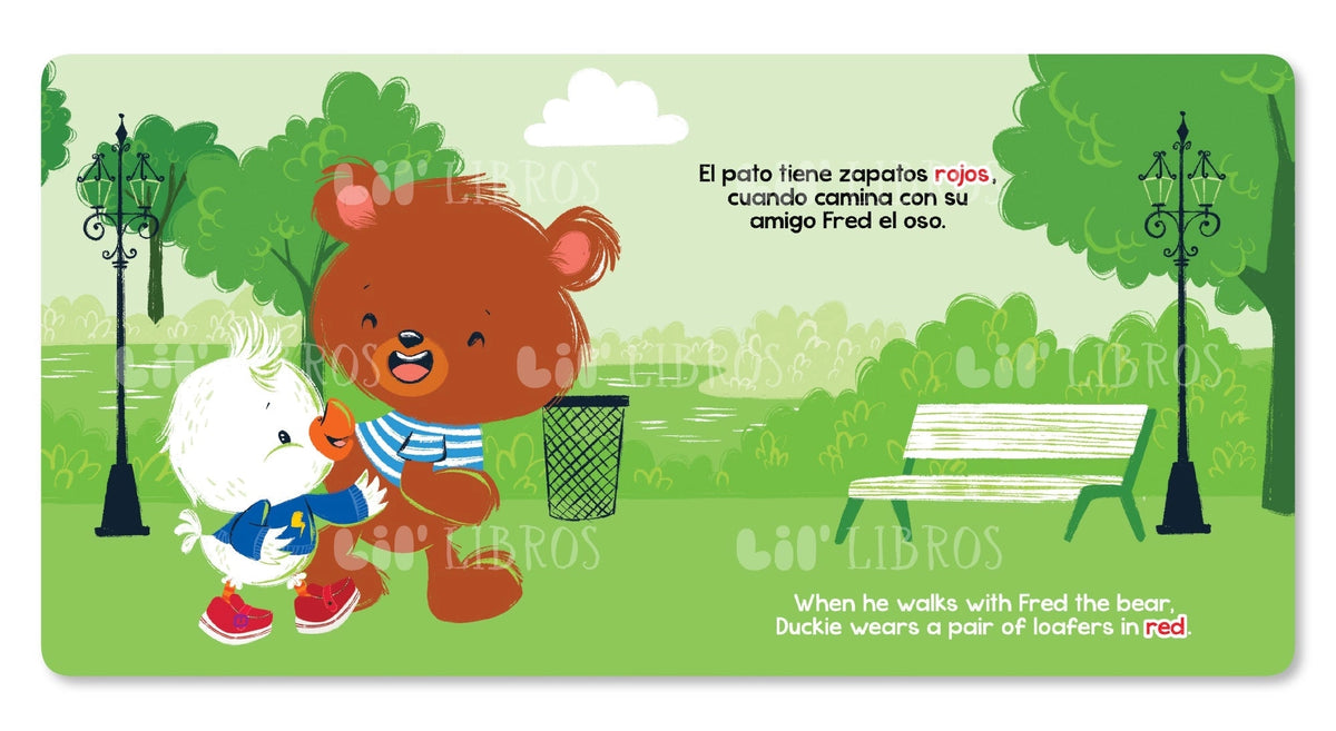 El Pato Y Sus Zapatos Bilingual Spanish Book – Mexico In My Pocket