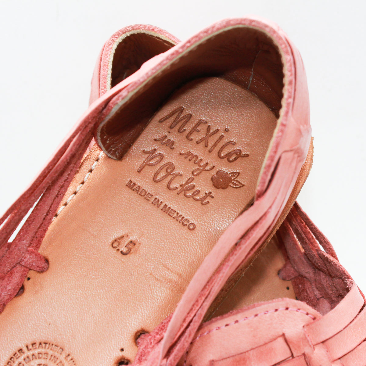 dusty pink huaraches