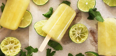 Pineapple-Cilantro-Lime Paletas Recipe