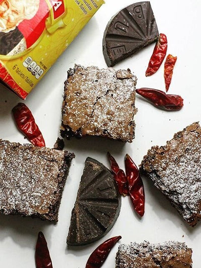 Mexican Brownies with Abuelita Chocolate &amp; Chile