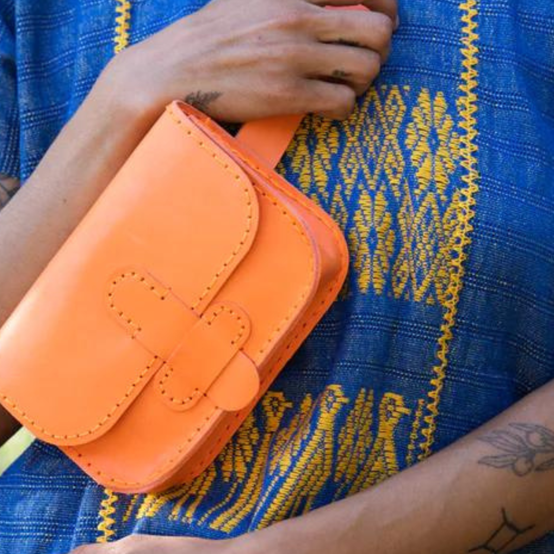 Lola Lemon Leather Clutch or Belt Bag – Mexico In My Pocket