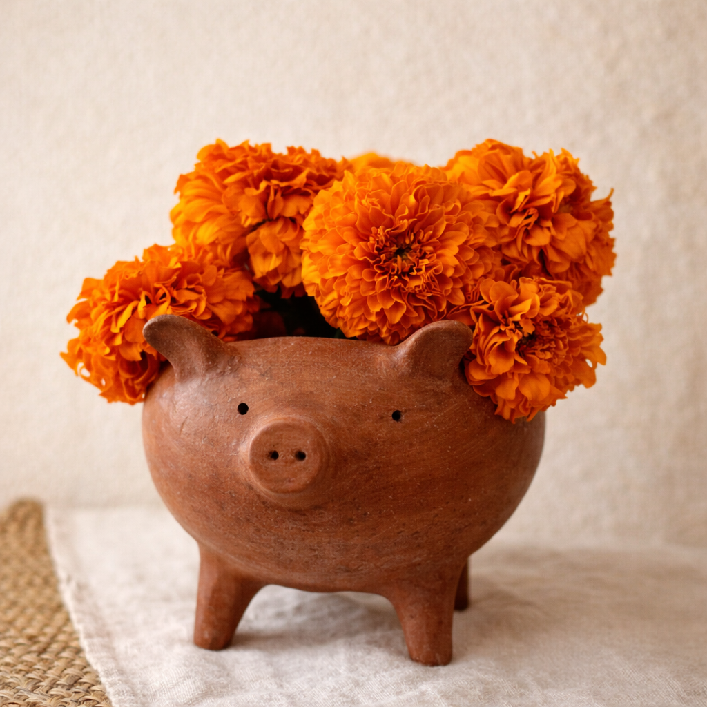 mexican clay plant pots Marranito Mexican Clay Vase – Mexico In My Pocket