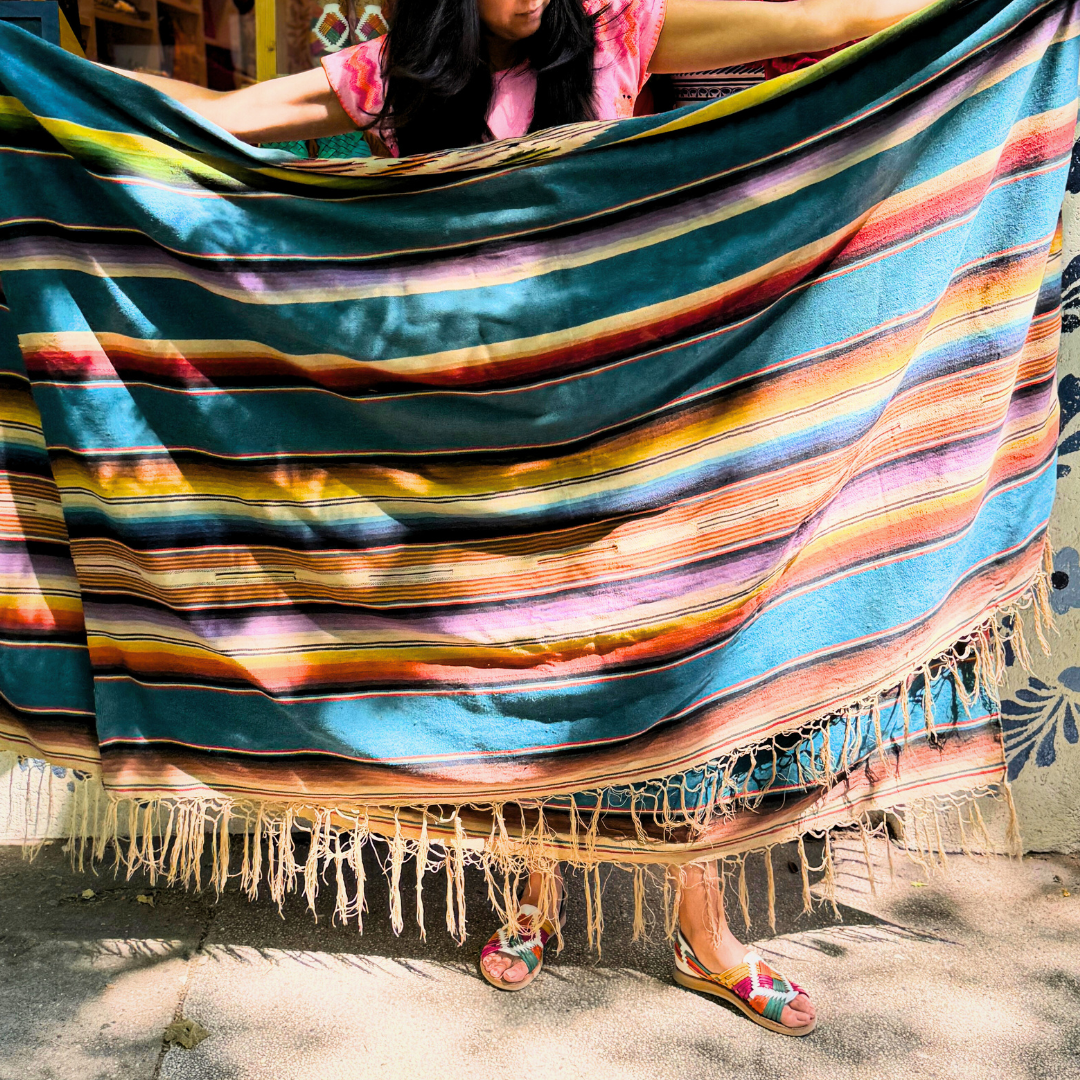 Vintage Saltillo Sarape {Circa 1920s} – Mexico In My Pocket
