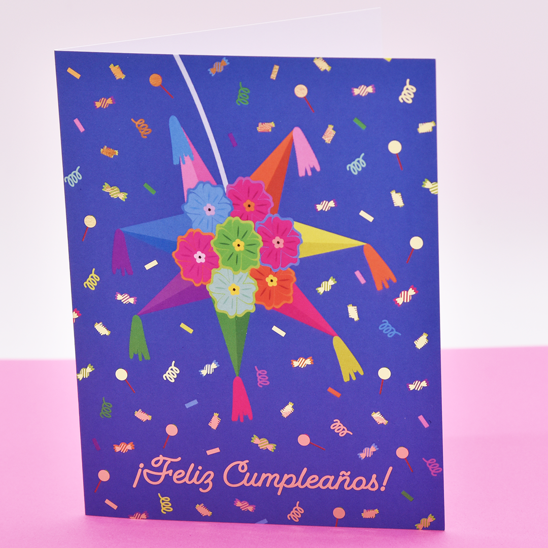 Feliz Cumpleaños Piñata Card – Mexico In My Pocket